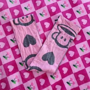Pink And Gray Paul Frank Scarf